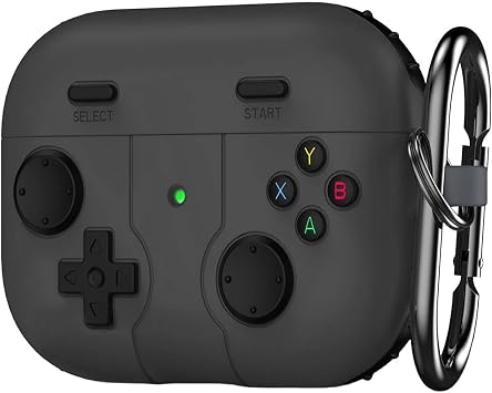 Microsonic AirPods Pro 3 i in K l f Cartoon Fig rl  Silikon Retro Gameboy Siyah [AirPods Pro 3 ile Uyumlu K l f - Siyah]