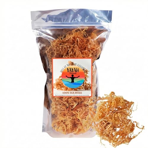 Irish Sea Moss 100% Natural Vegan Full of Essential Minerals Golden.