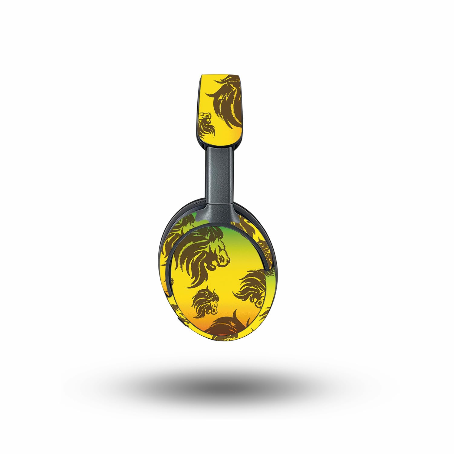 MightySkins Skin Compatible with Bose QuietComfort Ultra - Rasta Lion | Protective, Durable, and Unique Vinyl Decal wrap Cover | Easy to Apply, Remove, and Change Styles