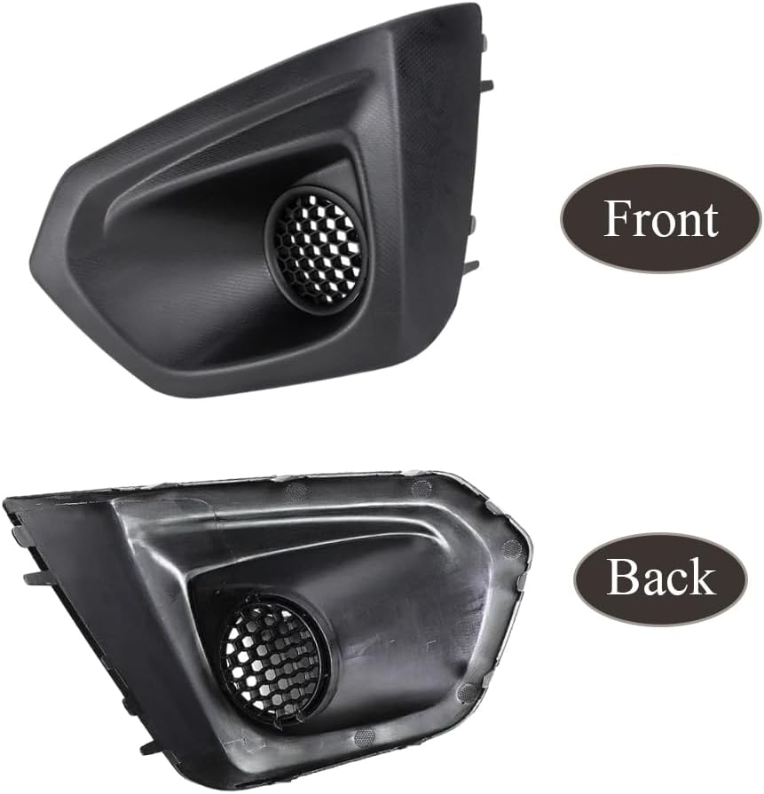 Fog Light Cover Bezel, Front Bumper Fog Lamp Frame Replacent 57731FJ000, 57731FJ010 Compatible with Subaru Impreza 2012-2014, 2 pcs
