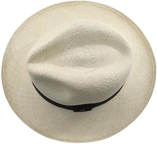 Genuine Panama Hat - Customizable Band Color - Classic Summer Fedora - Toquilla Straw - Handwoven in Ecuador by Ecua-Andino - Image 2
