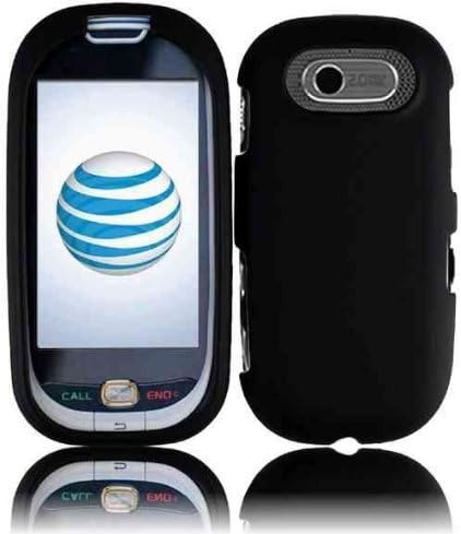 Black Rubberized Hard Faceplate Cover Phone Case for Pantech Ease P2020