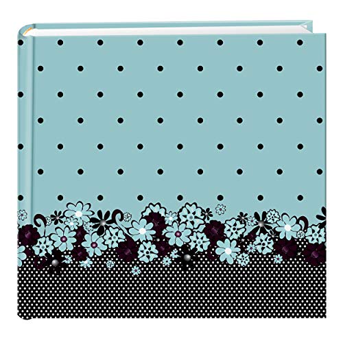 Pioneer Photo Albums 200 Pocket Printed Polka Dot Buds Design Photo Album for 4 by 6-Inch Prints