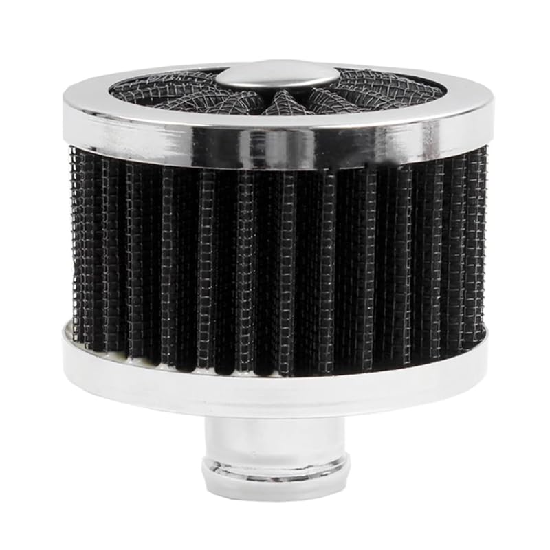 RASNAUTO 23mm Valve Cover Breather Filter Car Air Filter Universal Cold Air Intake Filter High Flow Vent Black