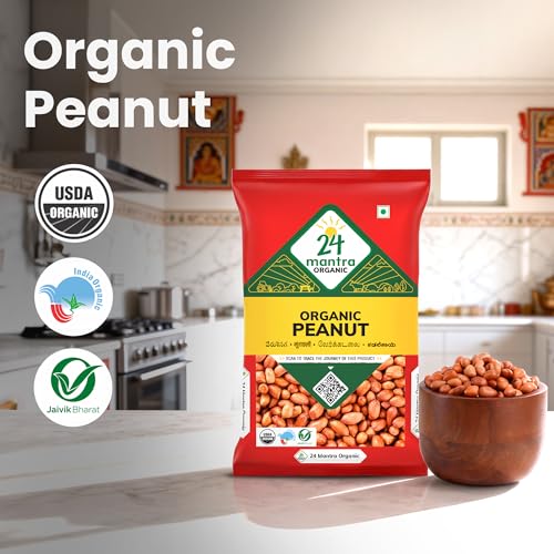 Image of 24 Mantra Organic Raw Peanut, 500g (Pack of 3)