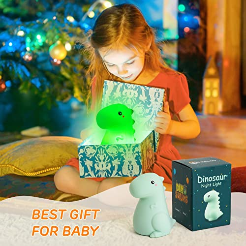 Sankedou YZ-KJ-01 Dinosaur Night Light For Kids, Touch Sensor Silicone 7 Colors Changing Room Decor For Boys Girls thumb #6