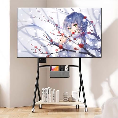 テレビスタンド ブラック 32-55インチ対応（テレビ付き） 51elj-K90cL.jpg