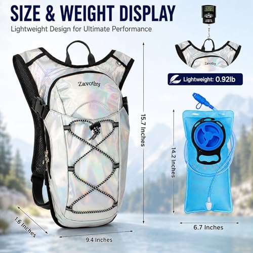 Zavothy Rave Hydration Backpack White