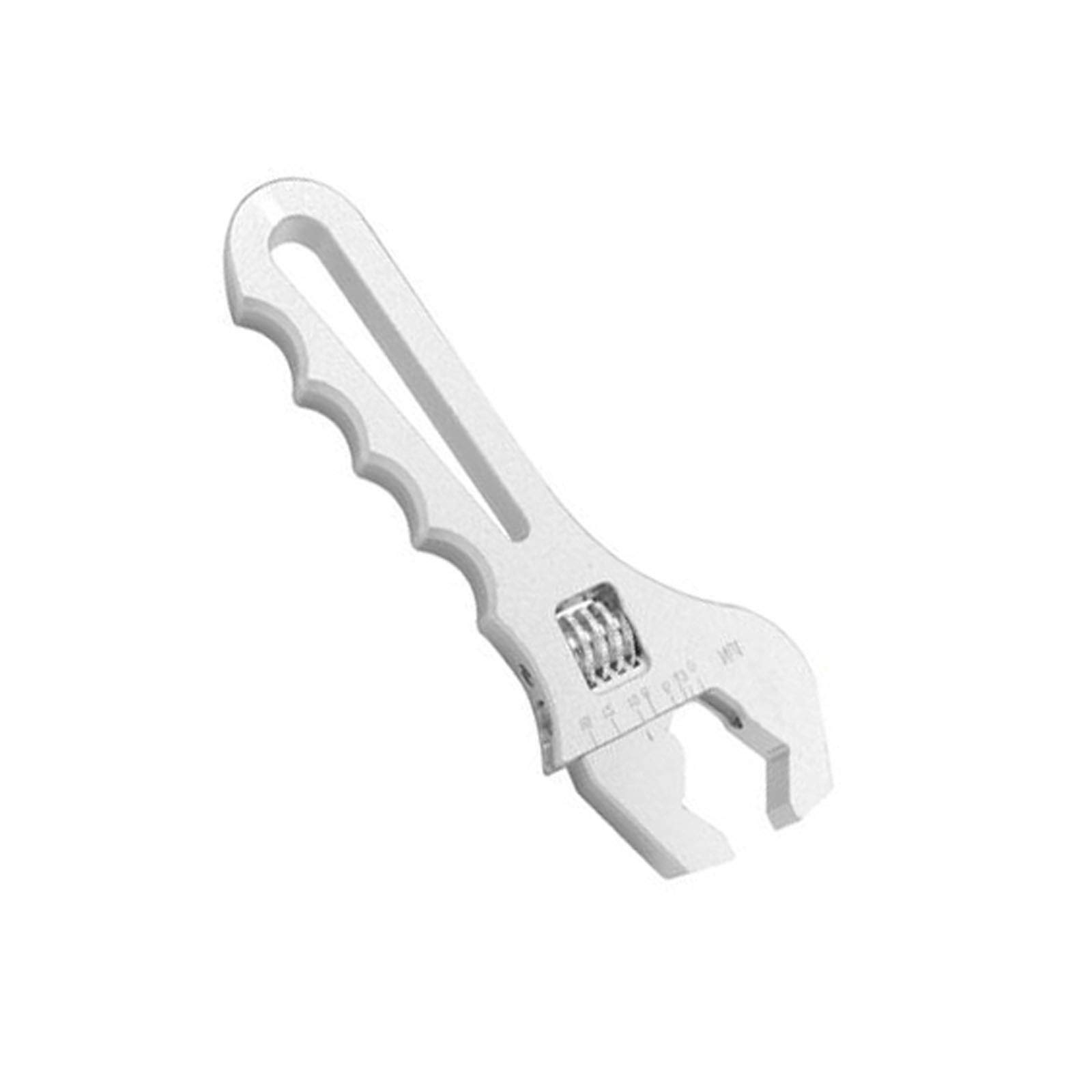 TopHomer Llave ajustable ajustable de aleación multifuncional para fontanería de baño, herramienta manual para apretar o aflojar tuercas y pernos