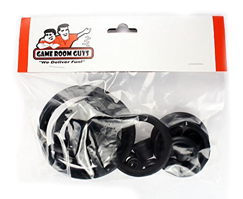 Game Room Guys Black Rubber Ring Kit Compatible with Harley Davidson Pinball 1991 Bally