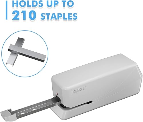 Miniatura 5 de Coruscant Engrapadora eléctrica y paquete de 400 unidades, 11 agujeros
