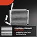 A-Premium Front AC Evaporator Core Compatible with Ford F-250 Super Duty/F-350 Super Duty/F-550 Super Duty/F-250/F-450 Super Duty/F-450 Super Duty/F650/F750/F650/F750/Excursion