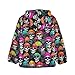 KEIGE Sugar Skull Skeleton Gothic Boys Fleece Coat,Children's Zip-Up Hoodie Jacket,Baby Warm Fashion Outerwear 3-10T,B0402986