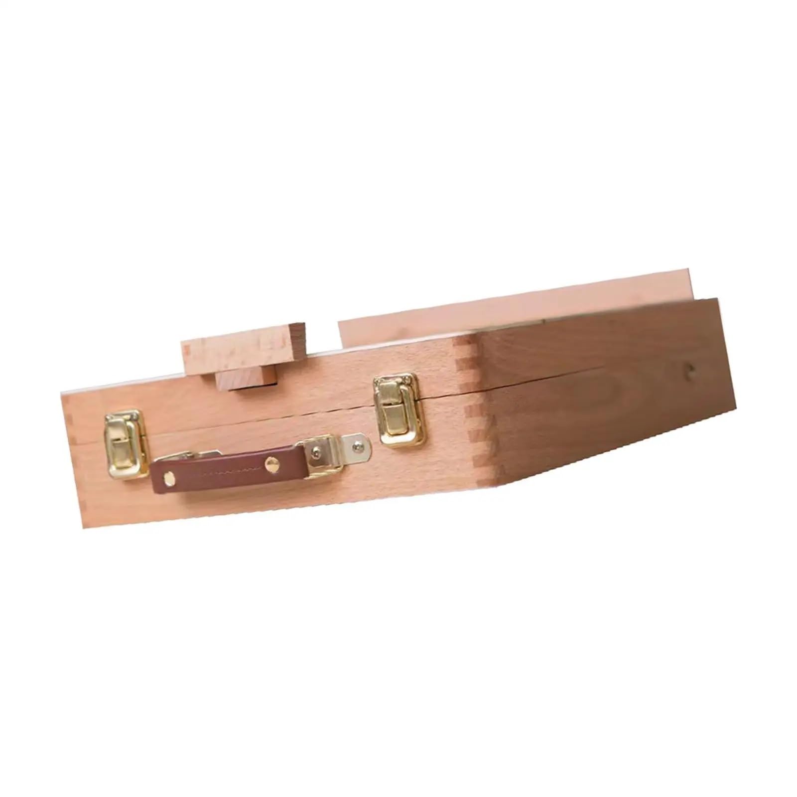 Tragbare Malstaffelei Holz-Kunst-Staffelei-Box, Skizzenbox, Tischstaffelei for Künstlerbedarf, Profis