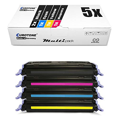 Toner HP 124A Eurotone couleur haute capacité pour LaserJet 2600n et 2605dn
