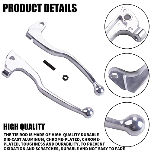 image for CNCMOTOK Front Brake Clutch Levers Compatible with Yamaha YZ80 YZ125 T