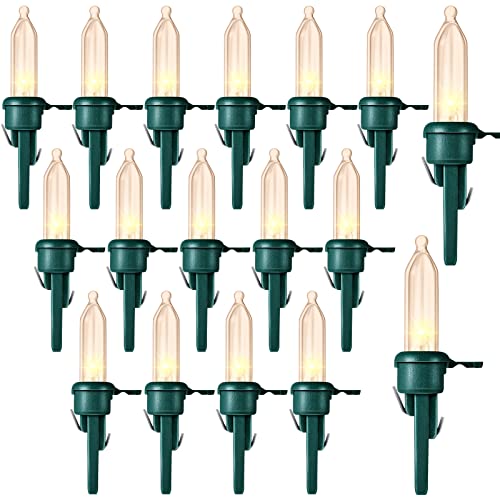 Honoson 60 Pieces LED Replacement Christmas Bulb 3v Waterproof LED Lights Bulbs Bulk for Christmas...