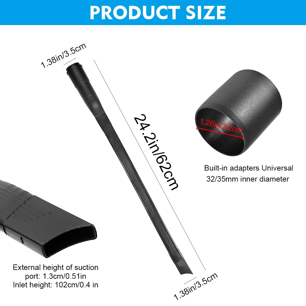 Tubo Flessibile Per Aspirapolvere - Attacco 35/32 Mm, 62 Cm | Universale Per Pulizia Angoli Stretti