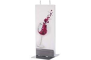 Hand Painted Flat Candle | Unscented, Dripless, Smokeless, Decorative | Create a...