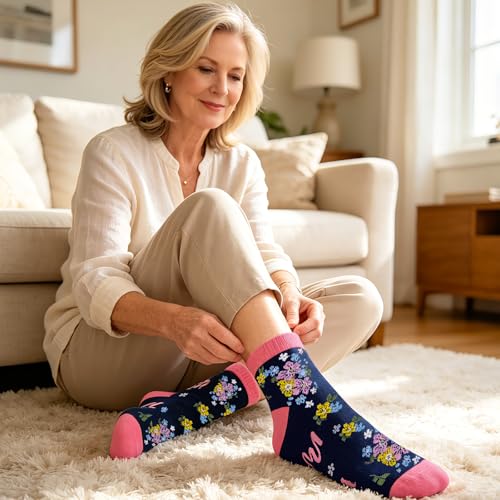 Image of 6 Pairs Ankle Socks for Women Men Novelty Gifts For Women Halloween Christmas Festival Birthday Gift
