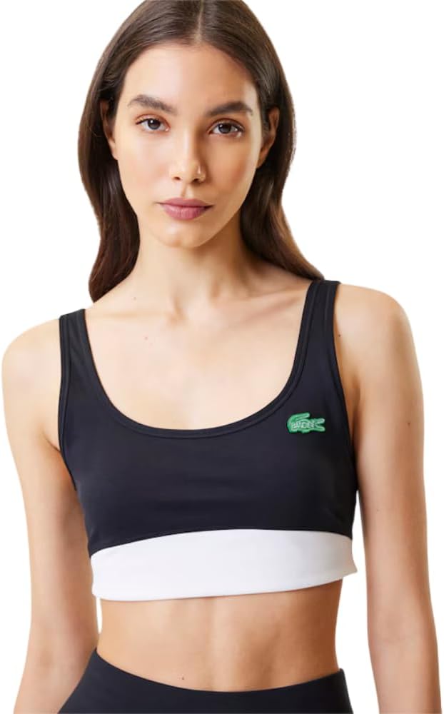 Lacoste x Bandier Women’s All Motion Colorblock Sports Bra Lacoste x Bandier Women’s All Motion Colorblock Sports Bra