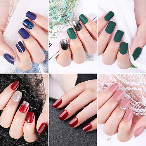 Falsche Nägel Set, 150 Stück Künstliche Fingernägel Selbstklebend Kunstnägel Falsche Nail Tips Fake Nail zum Aufkleben… – Bild 3