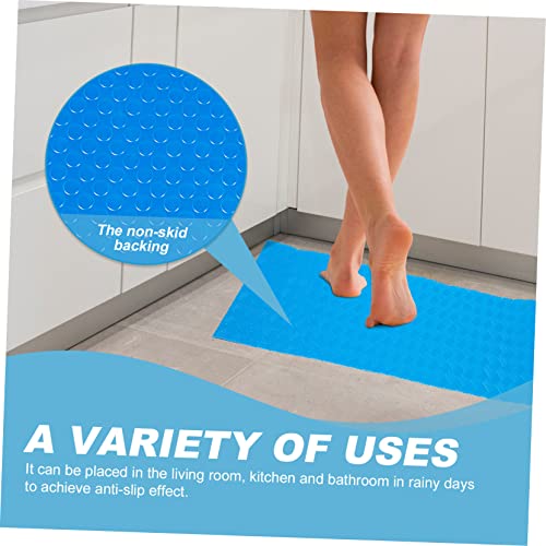Alfombrilla antideslizante para escalera de piscina azul miniatura 7