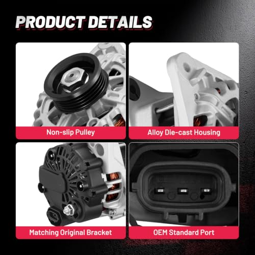 Image of BDFHYK 11311N Alternator Compatible with Hyundai Elantra 2.0L l4 2007-2012