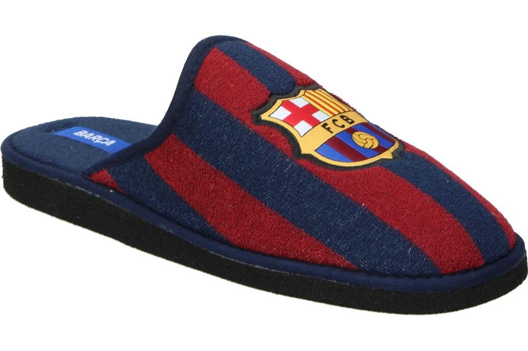 MARPEN SLIPPERS Zapatillas de Casa Hombre Verano Barcelona FC Oficiales – Zapatillas Para Casa Hombre Pantuflas Hombre Unisex Antideslizantes, Suela EVA, Lavables - Hechas en España
