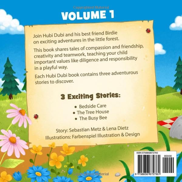 Vista 2 de Hubi Dubi Adventure Stories - Volume 1 Inspiring Stories to Read Aloud for Kids Ages 3-5, Ages 6-8, Children's Books, Preschool, Kindergarten