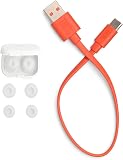 JBL Tune Flex Ghost 2, Wireless Noise Cancelling Bluetooth Earbuds with 48h Playtime, IP54 Water and Dust Resistant, Multi-Point Connection, Ergonomic Design, Open-Back Stick Design, White Ghost - 8