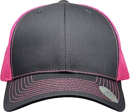 Image of Classic 6 Panel Cotton Twill Mesh Trucker Cap Hat Adjustable Snapback Hat