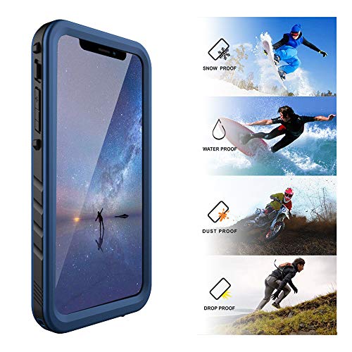 Sportlink Waterproof Case For Iphone Xr, Shockproof Snowproof With Built-In Screen Protector Rugged Case For Iphone Xr 2018 Release 6.1 Inch (Blue) #TOP1