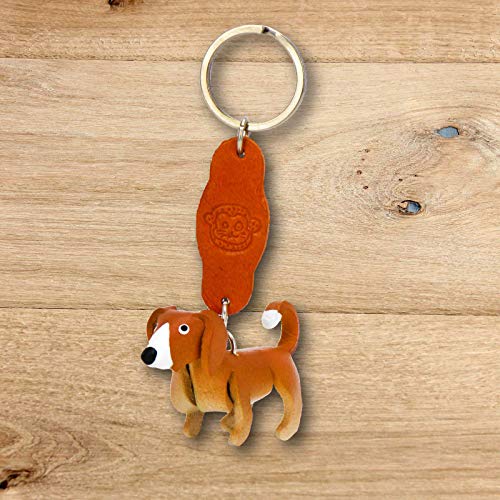 MONKIMAU Portachiavi in ​​Pelle Labrador Retriever...