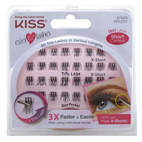 Kiss Ever-Ez Trio Lashes Short Combo (3 Pack)