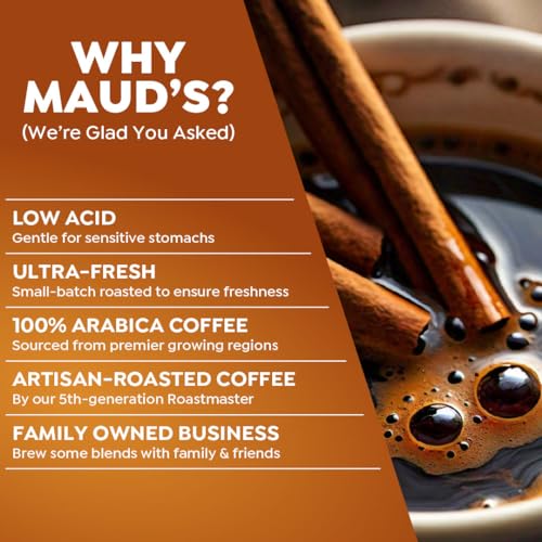 Image of Maud's Cinnamon Roll Flavored Coffee Pods, 50ct