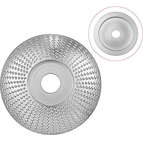 50 Steel Wood Carving Disc Grinder Shaping Disc 5/8Inch Hole Wood Grinding Wheel Carving Abrasive Disc Angle Grinder Disc for Sanding Carving Shaping Polishing Grinding Wheel Plate 3.3Inch(1 Pcs)