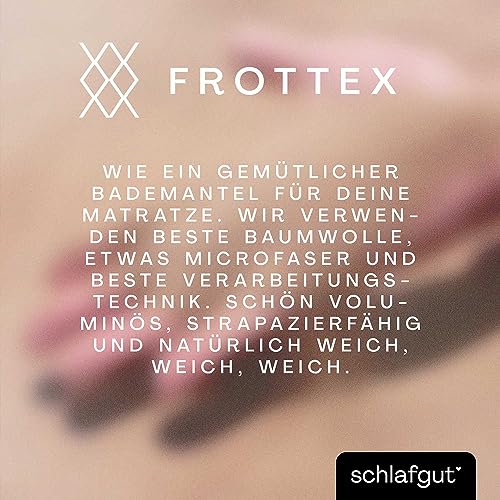 schlafgut Frottex Spannbettlaken 140x200 cm Frottee Baumwolle, Sand Light – Ansicht 5