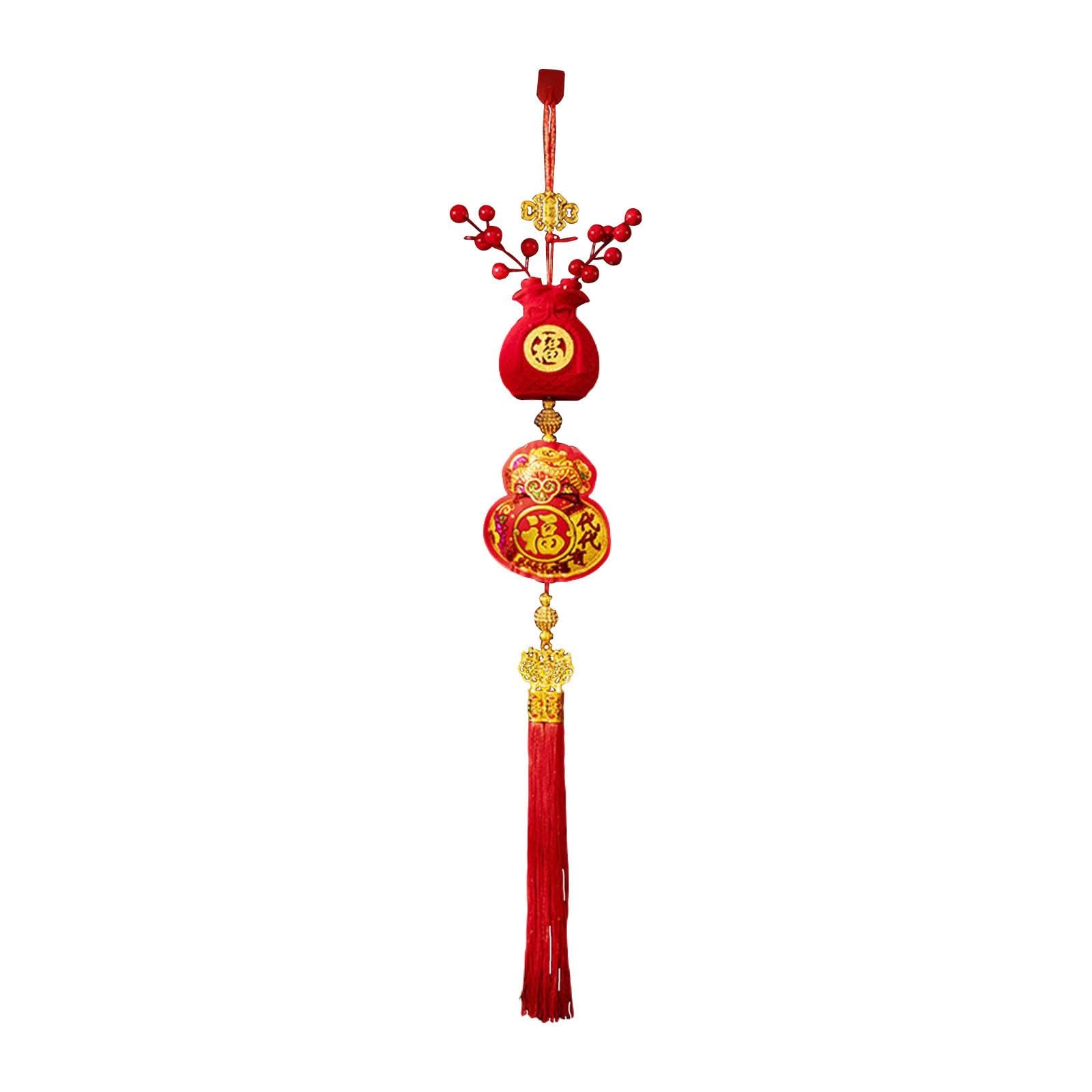 Sac d'argent chinois décoration suspendue pour transformer un salon terne en fête