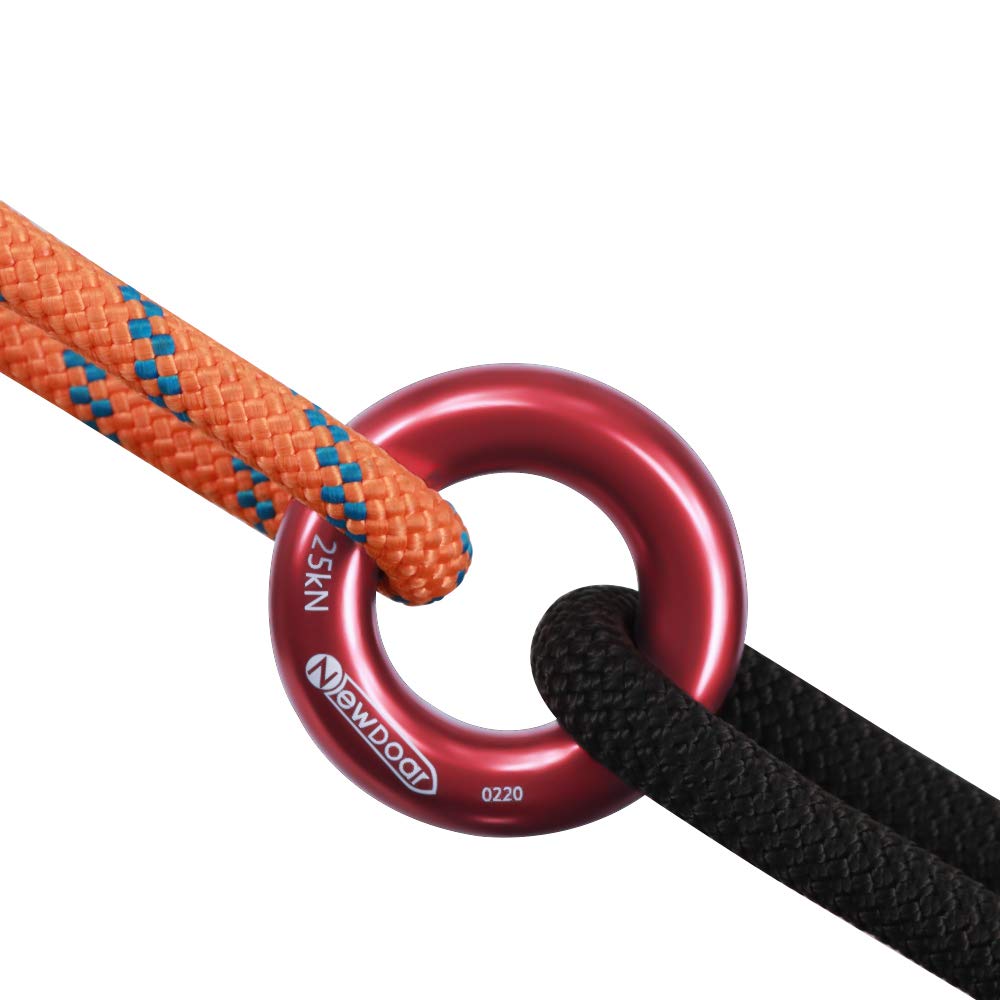Anneau de Rappel d'escalade en Aluminium Multifonctionnel Joint Torique de 12mm 20KN pour l'escalade en Plein air Anneau de Rappel d'escalade en Aluminium Multifonctionnel Joint Torique de 12mm 20KN pour l'escalade en Plein air
