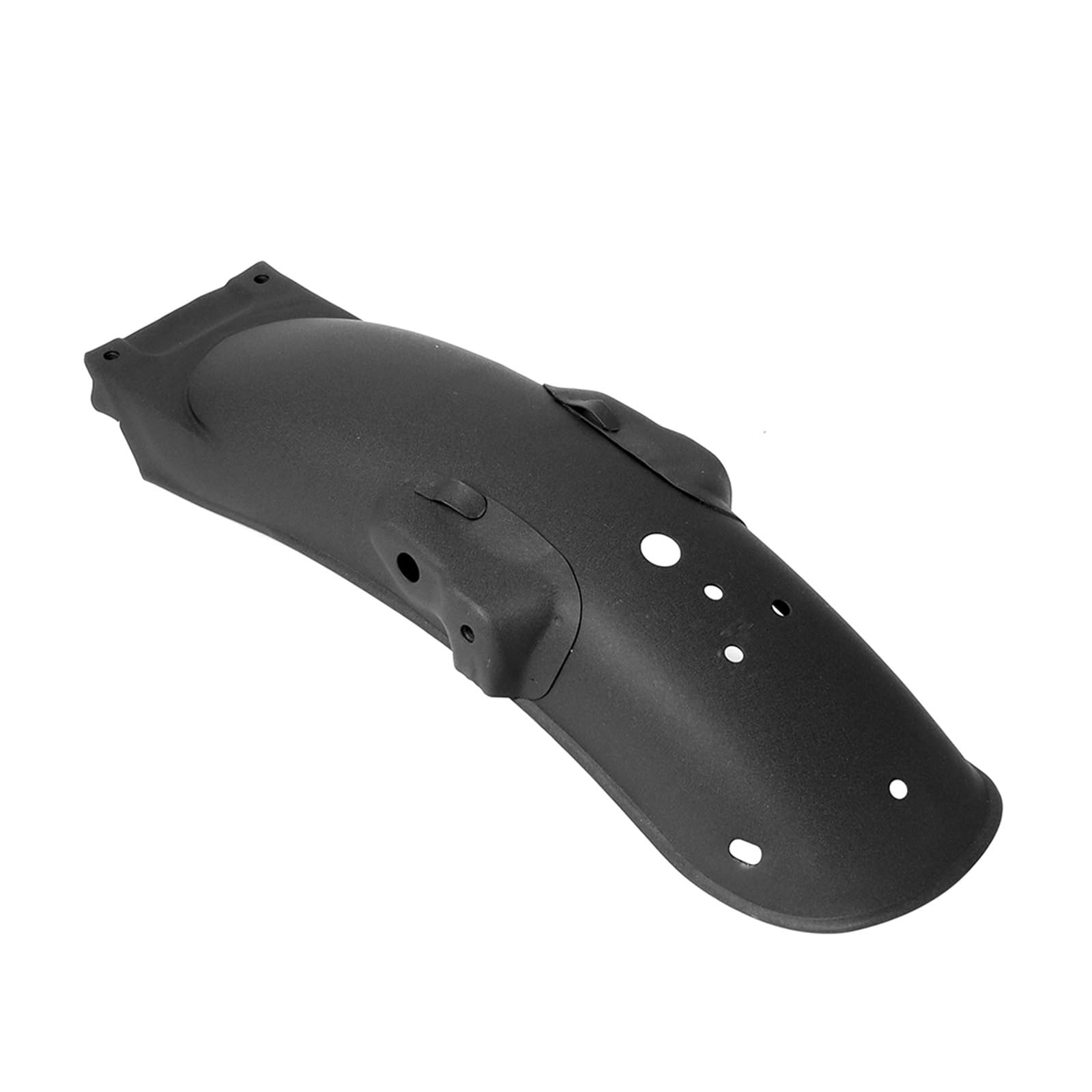 DUBDOG Paraspruzzi per Moto, Parafango Parafango Parafango Nero/Cromo Moto Universale Posteriore Retro Parafango in Metallo Paraspruzzi Compatible with Parafango CG125 GN125 (Color : Black)(Schwarz)