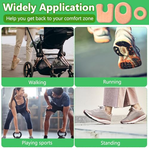 Image of Bunion Pads 36 PCS Metatarsal Ball Of Foot Cushions Shock Absorbing Felt Feet Toe Blister Prevention Relief Cushion Foot Care Bandages Bottom Wear High Heels Dancers Protectors Pad
