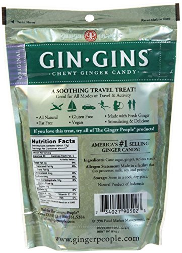 The Ginger People Original Gin Gins Chewy Ginger Candy - 3 oz - 2 pk image 4