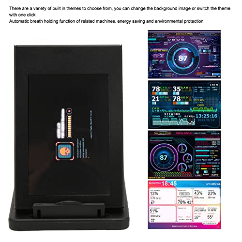 Image of Zopsc Portable Laptop Monitor 3.5 Inch 1080P FHD Second Screen, Protective Cover with Speakers, USB C Travel Monitor for PC Phone Gaming Console