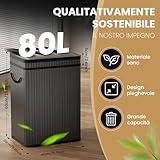 Zoom IMG-1 mihoho pattumiera grande da 80 Zoom IMG-1 mihoho pattumiera grande da 80