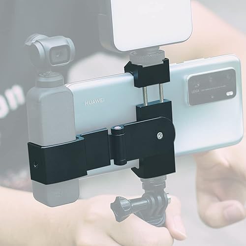 SUREWO Soporte plegable de aluminio para teléfono móvil compatible con DJI Osmo Bolsillo Osmo Pocket 2