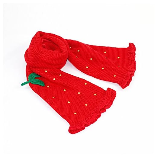 Bufandas Tejidas para Bebés Cuello de Algodón de Lana Infantil Rojo Cálido Invierno , rojo brillante
