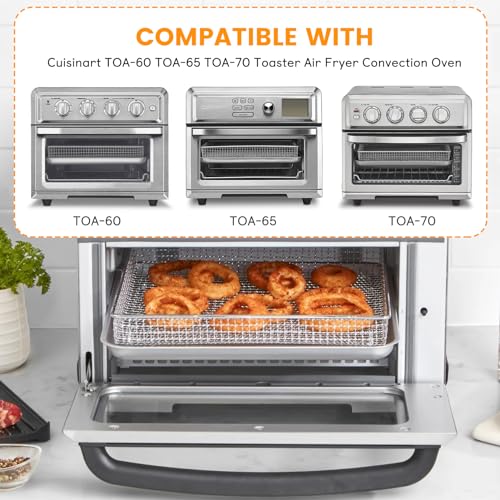 image for GWY Air Fryer Basket Tray Replacement for Cuisinart TOA-60 TOA-65 TOA-