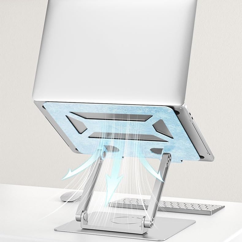 Support Rotatif pour Ordinateur Portable Ergonomique et Pliable - 5