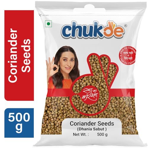 Image of Chukde Dhania Sabut, Coriander Seeds Whole Spices, 500g